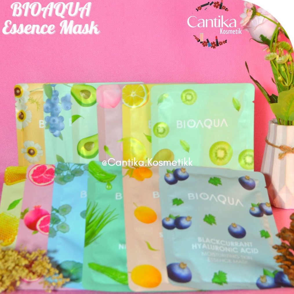 Jual  CANTIKA  PAKET Masker Bioaqua Sheet Mask masker wajah isi 12pcs PAKET USAHA topeng