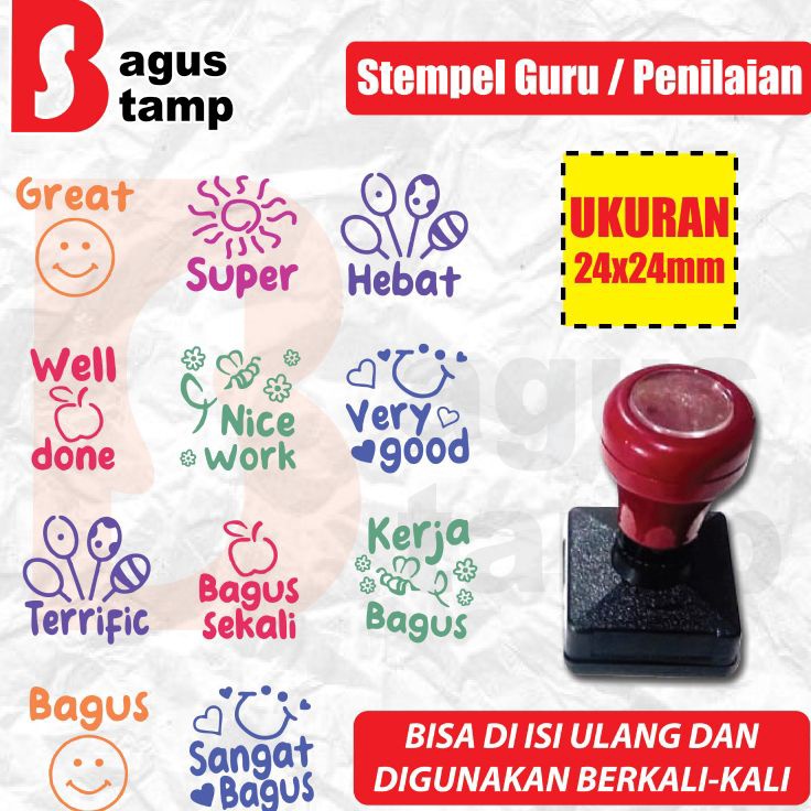 

Serba Murah Stempel Guru Rewards Penilaian Teacher Stamp SD TK