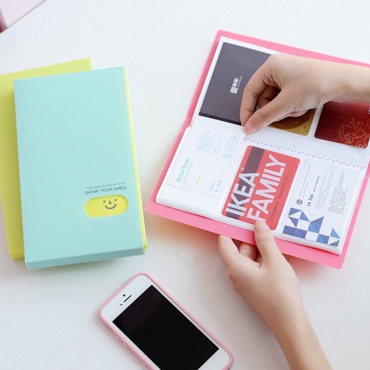 

Tempat Kartu Nama Photo Lomo Card 12pcs Smiley Multicolor