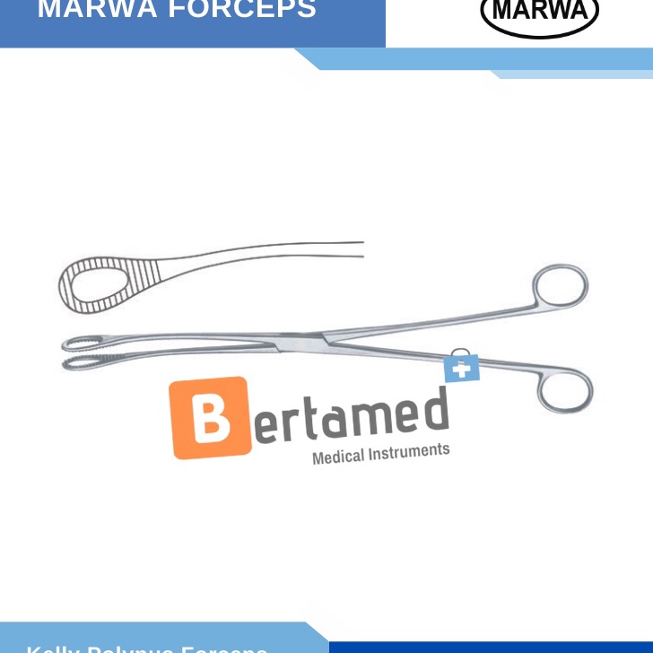 Kelly Uterine Polypus Forcep  Placenta Forcep
