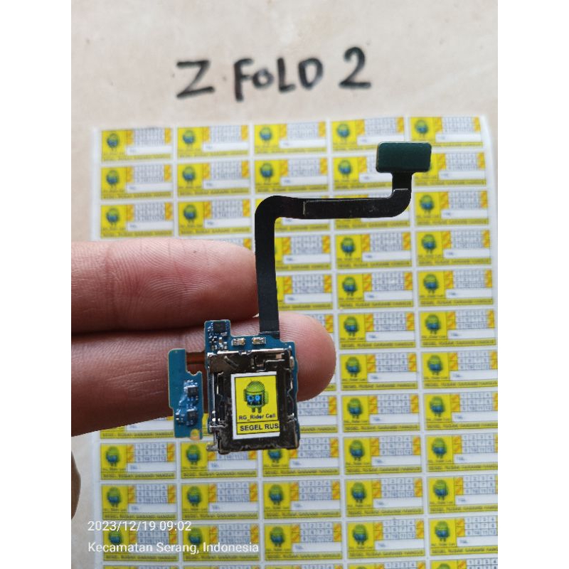flexible flexibel fleksibel konektor tempat kartu sim Samsung z fold 2 ORI copotan