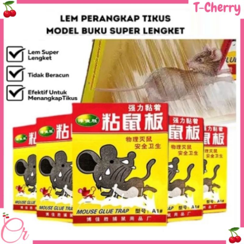Lem Tikus Super Lengket  Lem Papan Perangkap Tikus Kecoa dan Hama