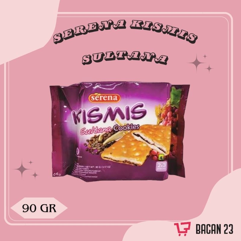 

Serena Kismis Sultana Cookies (90g/6pcs) / Kue Sultana / Bacan 23 - Bacan23