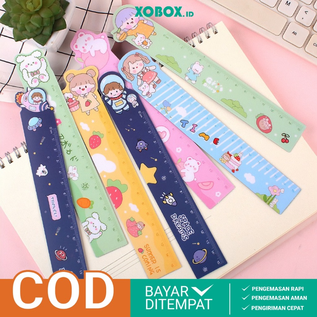 

Penggaris Lentur Flexibel 15cm Motif Lucu Anti Patah Pengaris Anak ATK015 - XOBOX