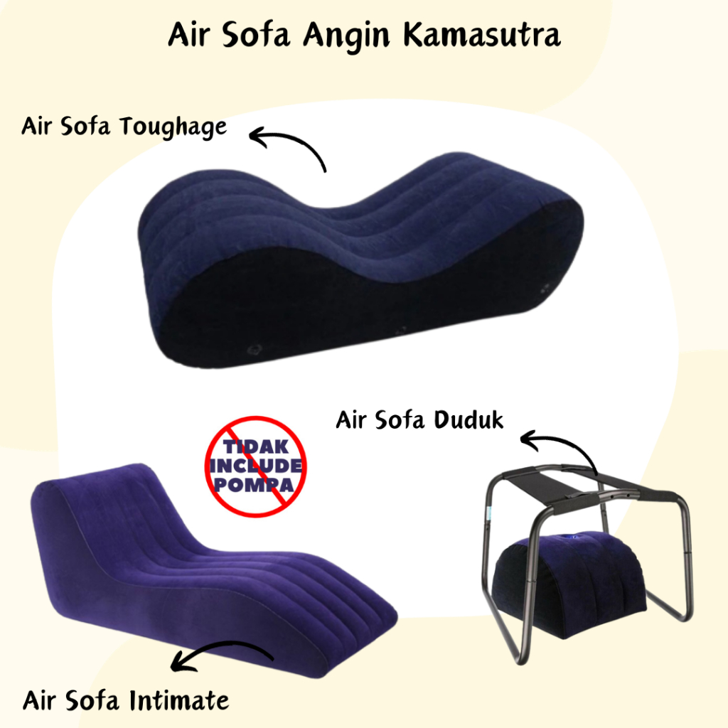 Air Sofa Angin Dengan Pompa Portable Inflatable For Kamasutra Sofa Santai