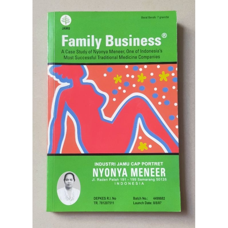 Buku original Family Business : A Case Study of Jamu Nyonya Meneer / Equinox Publishing 2007