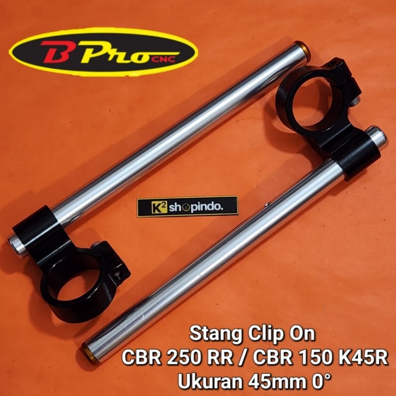 Stang Clip On BPro CBR 150 K45R CBR 250RR Ninja 250 old Original B Pro CNC