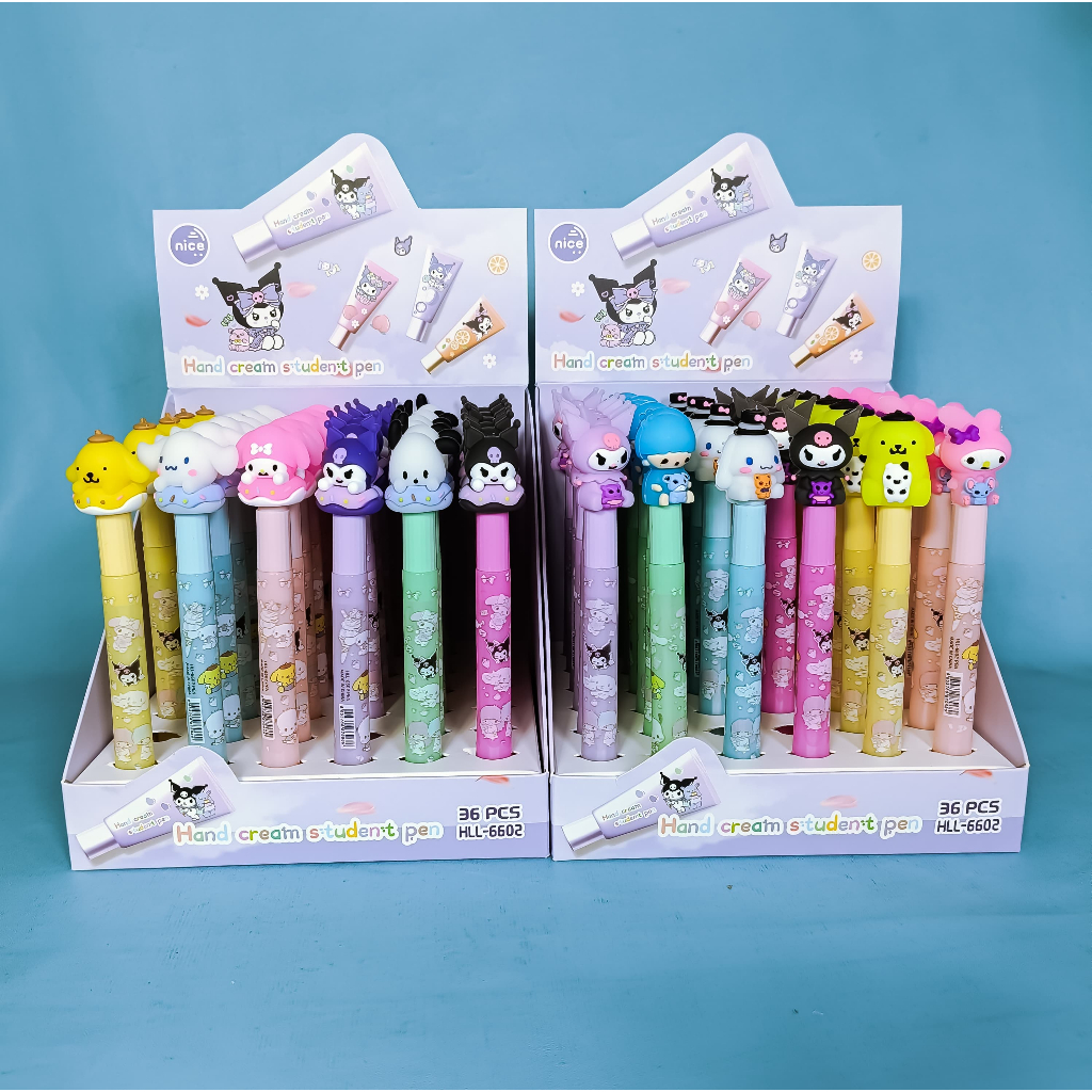 

Momo nono Blind Box Pen Sanrio Kuromi Cinnamoroll Lotso ANIME Ballpoint 0.5mm 1pack