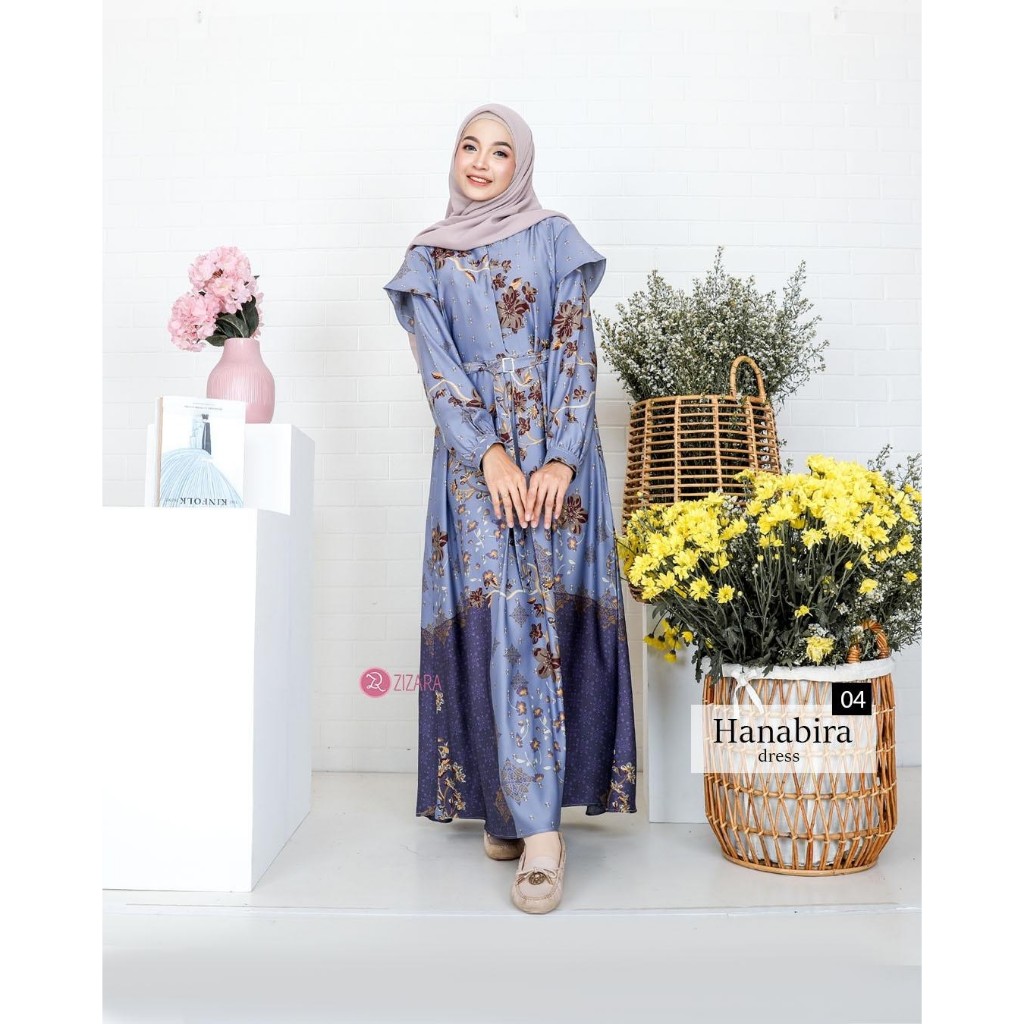 HANABIRA DRESS || Gamis Exlusive by Zizara