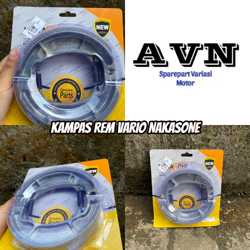 KAMPAS KANPAS REM TROMOL BLK BELAKANG KZL VARIO BEAT SPACY SCOOPY ESP 2018 PCX VARIO 125 150 18 NAKA