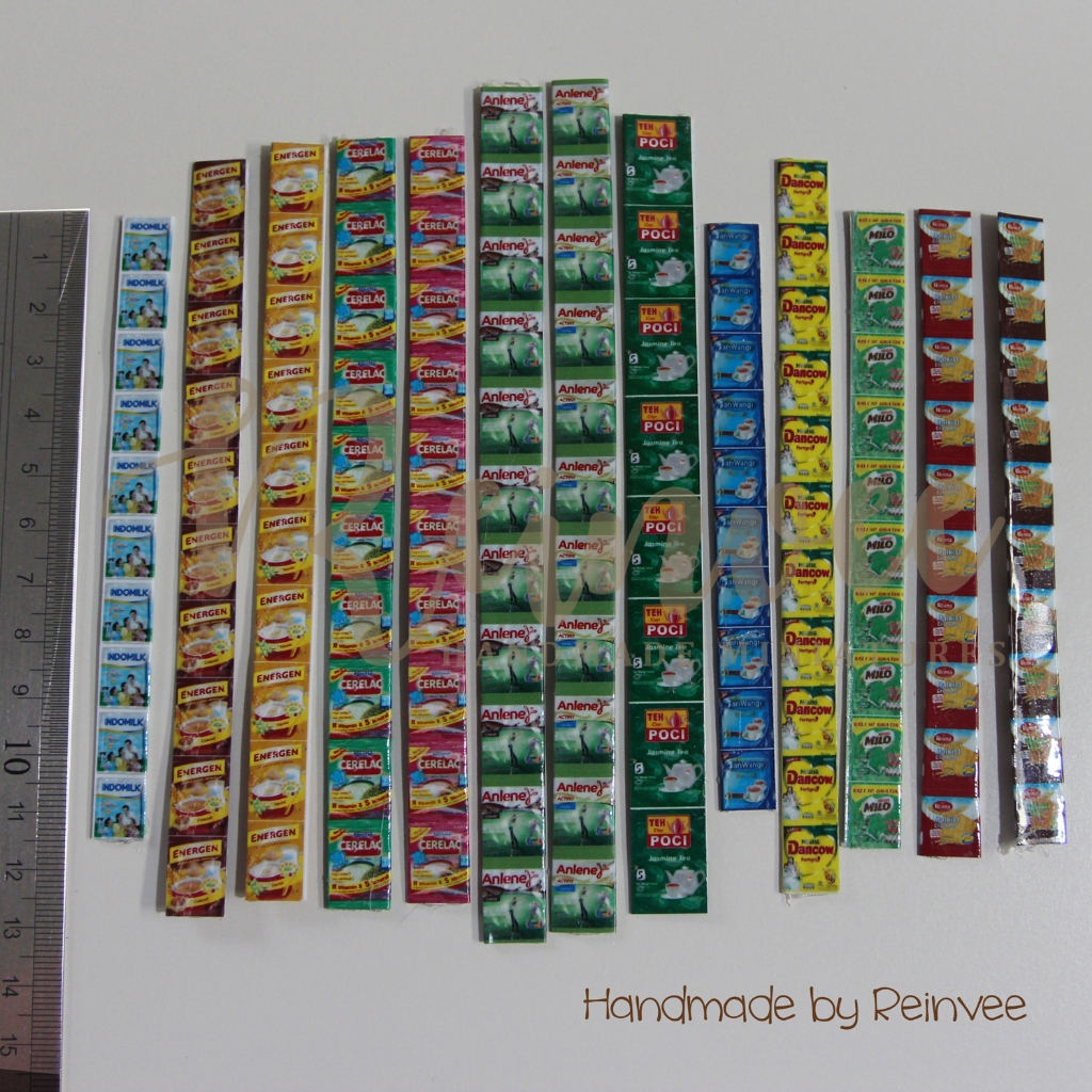 Miniatur Minuman Renceng Sachet Mainan