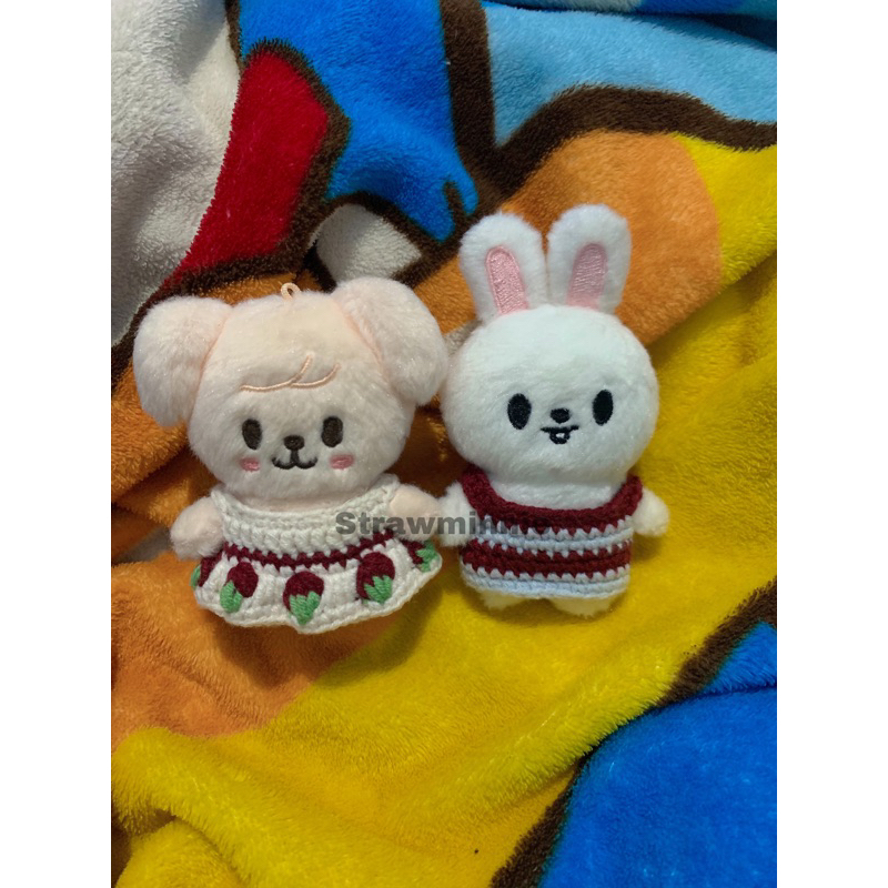 Baju rajut Skzoo Pilot Magic School (10cm) Crochet clothes Kpop doll