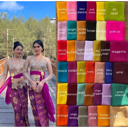 Obi SELENDANG Kebaya Selendang Wisuda Tanpa Bros Obi Belt//SELENDANG HICON Bali//SAMPUR SENTENG BALI