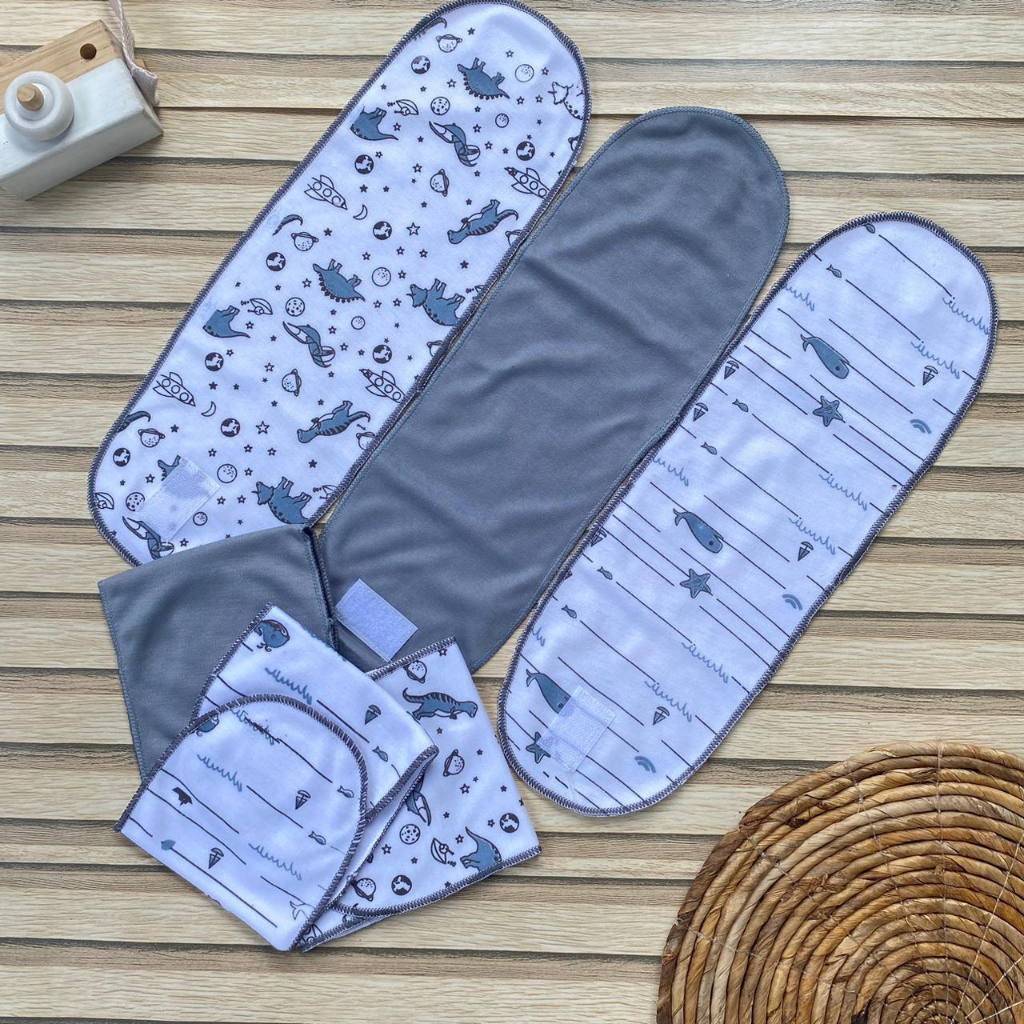 6 PCS Gurita Rekat Bayi Baru Lahir 0-3 Bulan Amet Bayi Gurita Rekat Instan Laki Laki Perempuan Jaya 