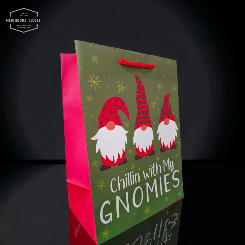

Tas Kado Paper Bag tema Christmas size M