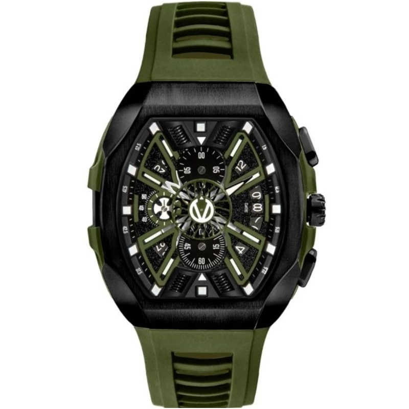 jam tangan pria original CHRIST VERRA CV12080G RUBBER STRAP