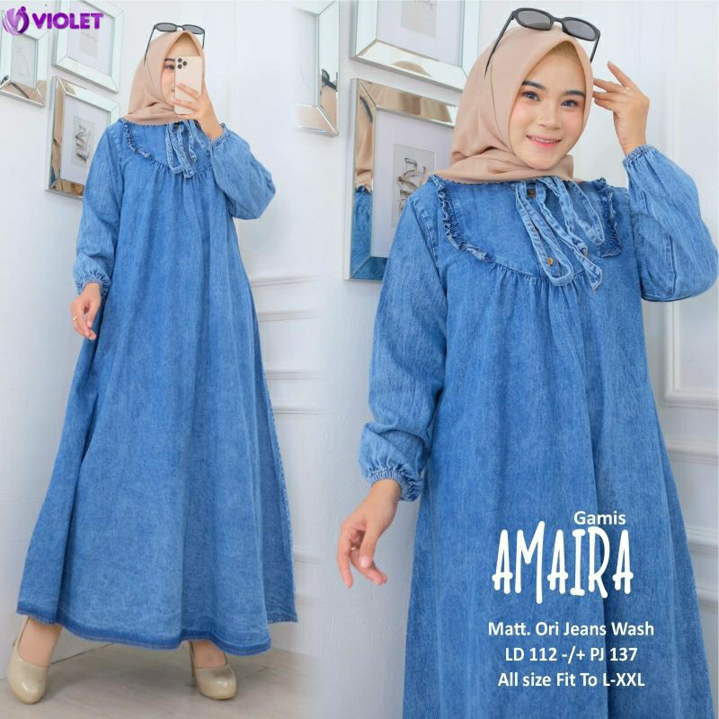 GAMIS AMAIRA GRACIA JINNY MAXI JEANSWASH ADEM