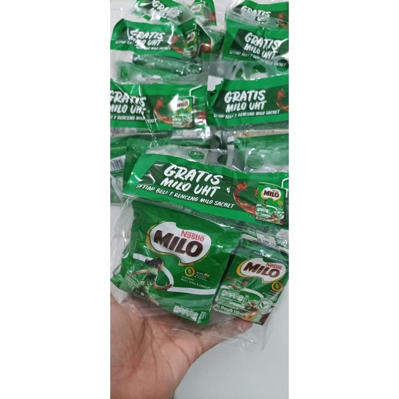 

Milo isi 10 sachet free UHT