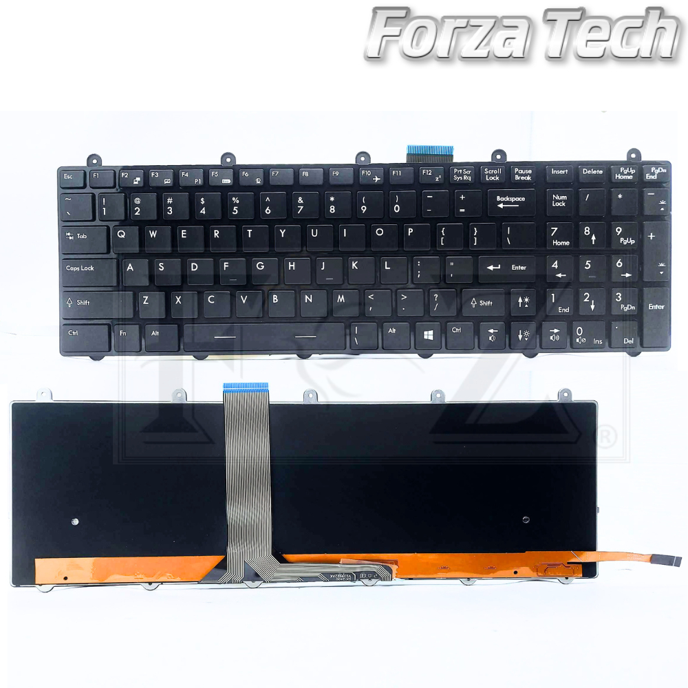 NEW Keyboard Laptop MSI GX70 GT60 GT70 GT780 GT783 Black Backlight BERGARANSI