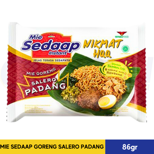 

MIE SEDAAP GORENG SALERO PADANG 86gr
