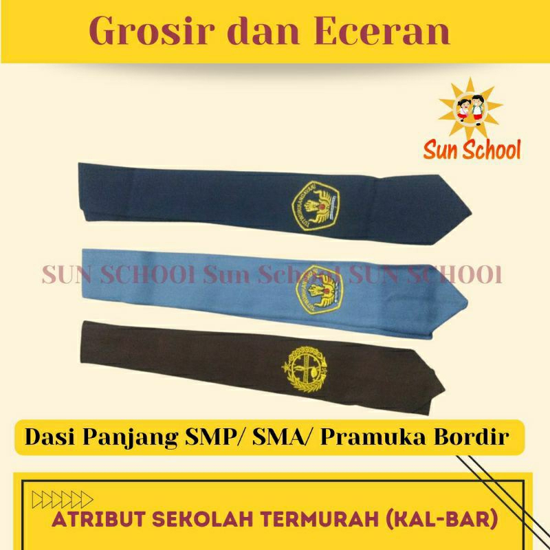 

ECER DAN GROSIR DASI BORDIR SEKOLAH SMP / SMA