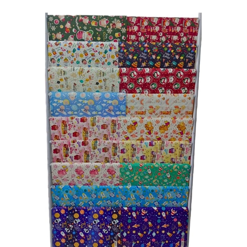 

Kertas Kado Sansan Wawa Merry Christmas / Happy Birthday / Baby / Girl / The Bear / Astronot