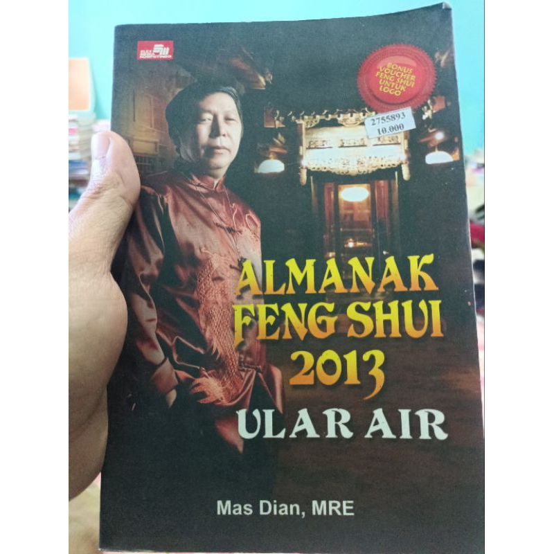 ALMANAK FENG SHUI 2013 ULAR AIR MAS DIAN ORIGINAL