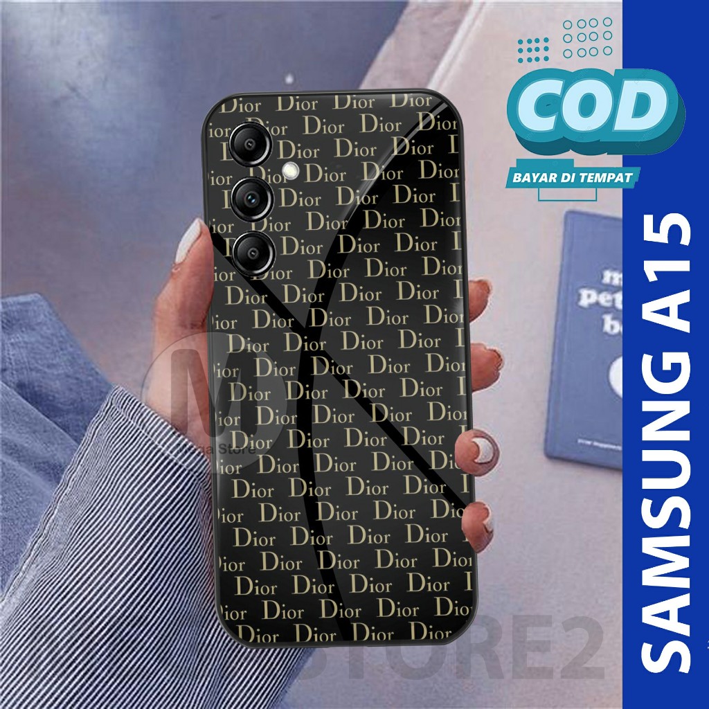 Softcase Kaca Case Samsung A15 2023 Terbaru Motif Aesthetic Pelindung Hp Anti Air [MG387]
