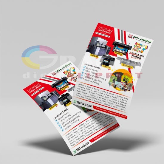 

Pamflet HVS 70gr A3+(31x47cm) castom /rem (1rem=500lembar)
