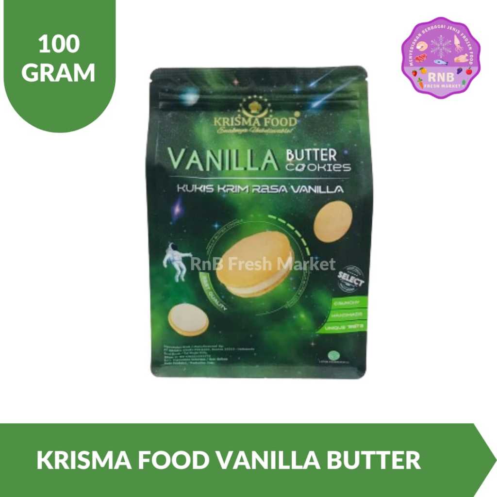 

Krisma Food Vanilla Butter Cookies Netto 100 Gram