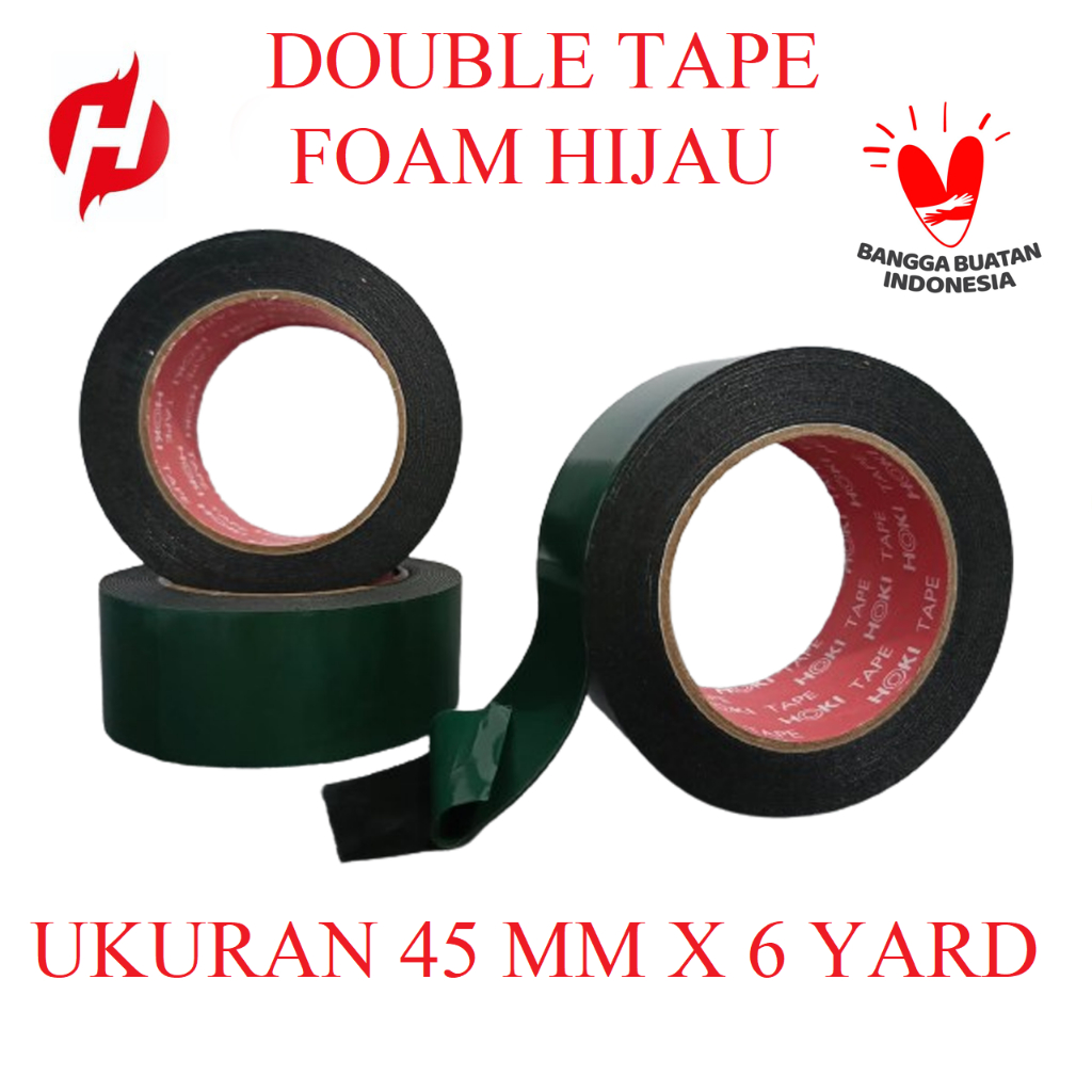 

Double 45m*5 yard full 888 Tape Busah Isolasi Double tape foam________108