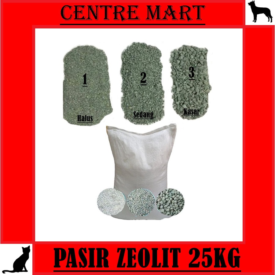 PASIR KUCING ZEOLIT 25KG (G/G)
