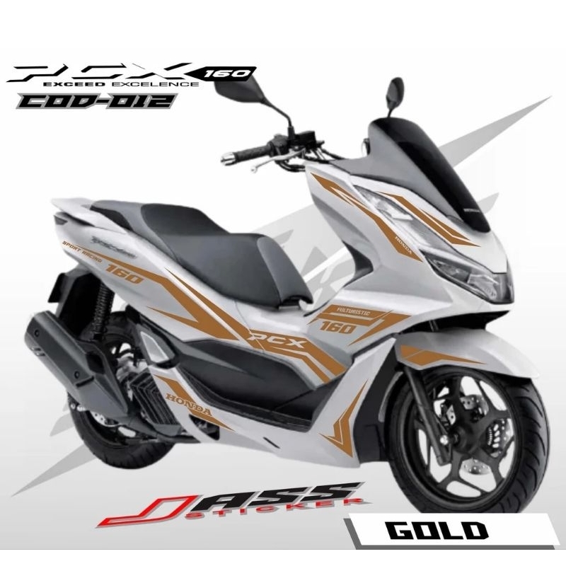 STICKER PCX 160 /STIKER STRIPPING PCX 160 /BODY PCX PUTIH/STRIPING PCX 160/ MOTOR PCX160 (COD)