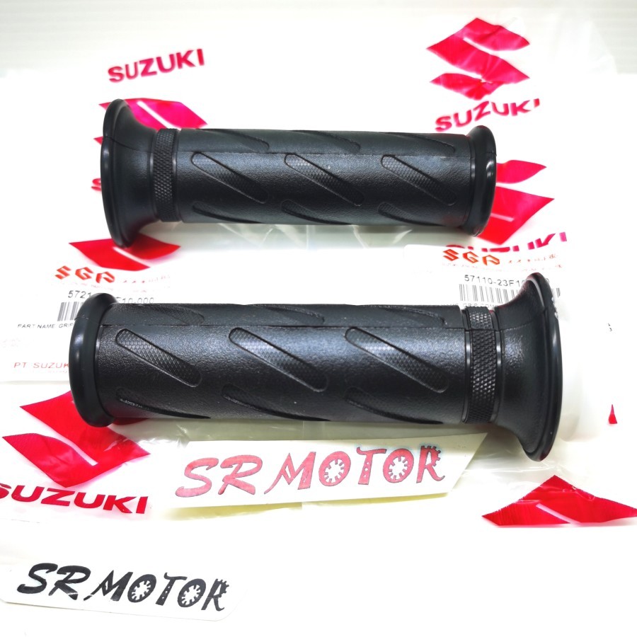 handgrip hand grip selongsong gas satria fu kiri kanan original suzuki