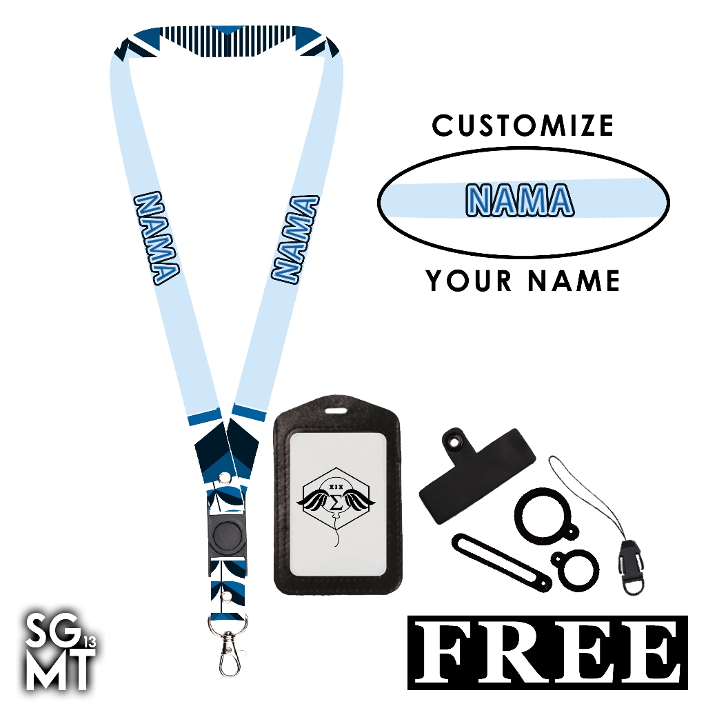 

RK BISA SATUAN Lanyard Custom Nama Printing Full 2 Sisi Ukuran 2cm Satuan Murah Bisa Request Nama