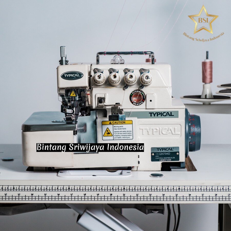 Mesin Obras TYPICAL GN-794D Obras Benang 4 Industrial Direct Motor