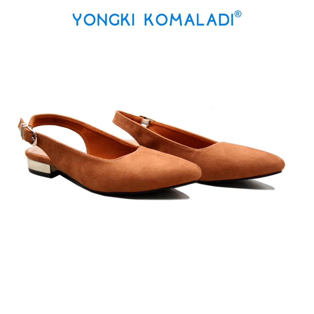 YONGKI KOMALADI ABIGAIL SEPATU MULES WANITA - ZELO550-19 CAMEL
