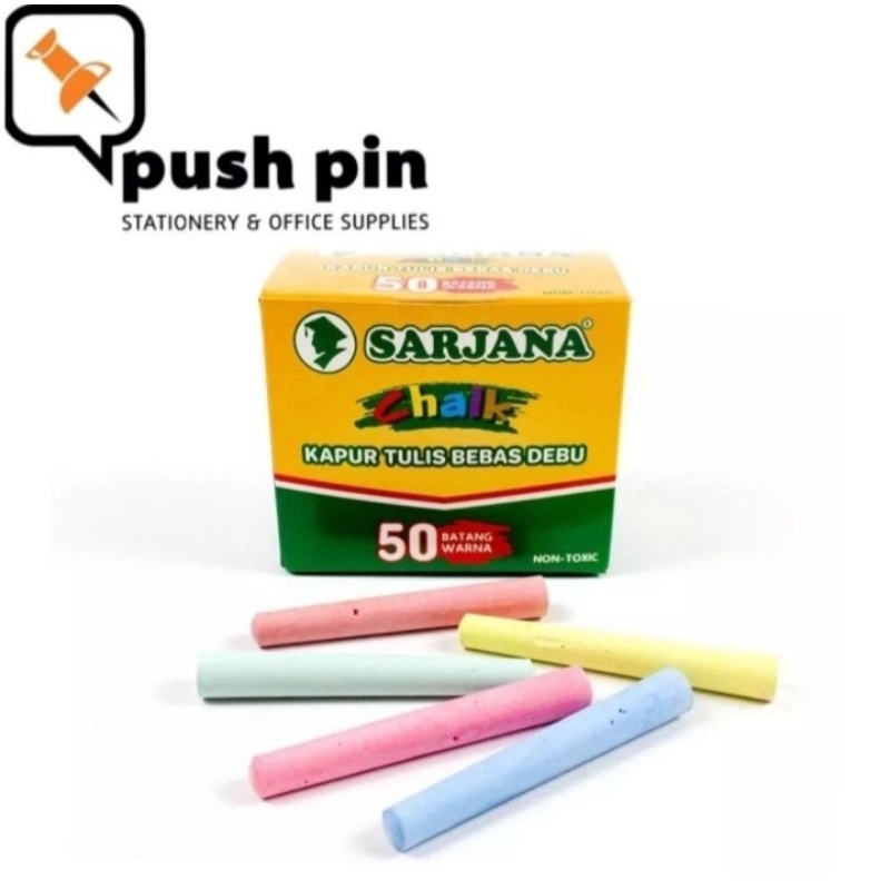

Kapur Sarjana Chalk Warna / Kapur Tulis