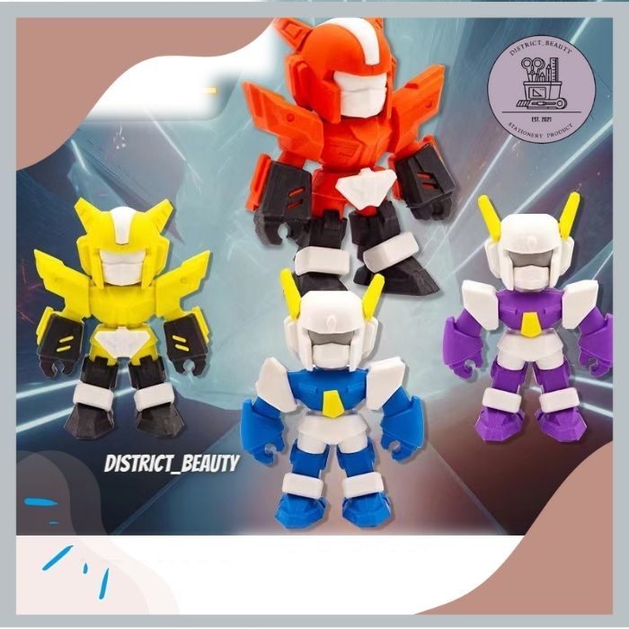 

PENGHAPUS ROBOT PENGHAPUS LUCU BENTUK ROBOT PENGHAPUS MINIATUR 3D MOTIF ROBOT PENGHAPUS ANAK COWOK