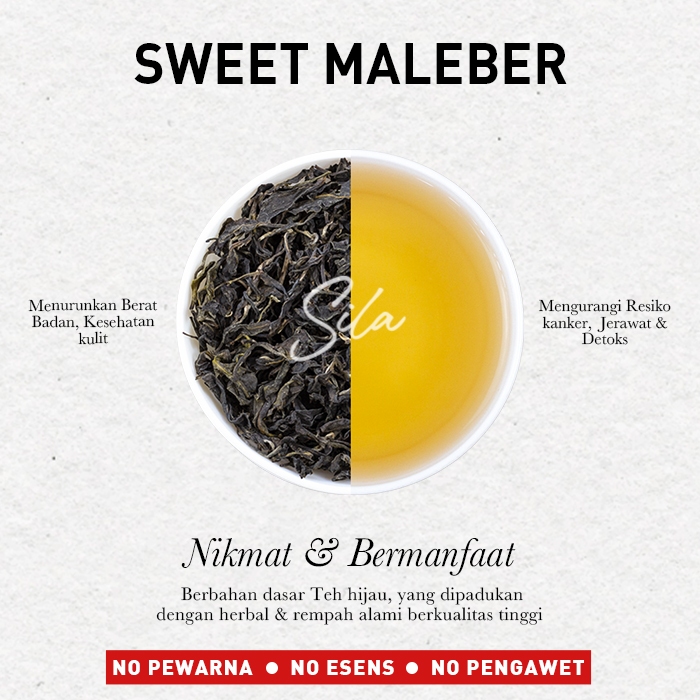 

Sila Specialty Tea - Sweet Maleber - Cafe Pack - Teh Premium - Green Tea