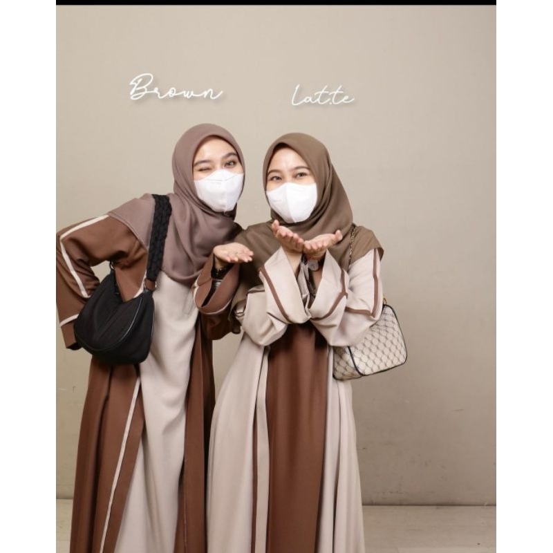 [READY] ABAYA NAURA Size M by Dailyal Official | Abaya turkie | pakaian wanita syari