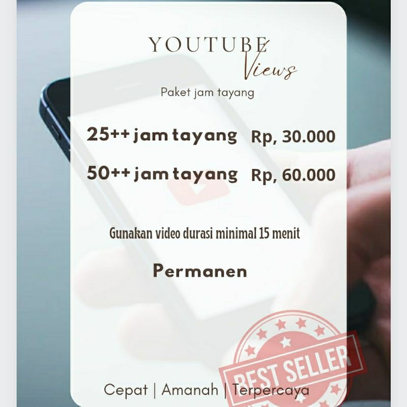 YOUTUBE Views Paket