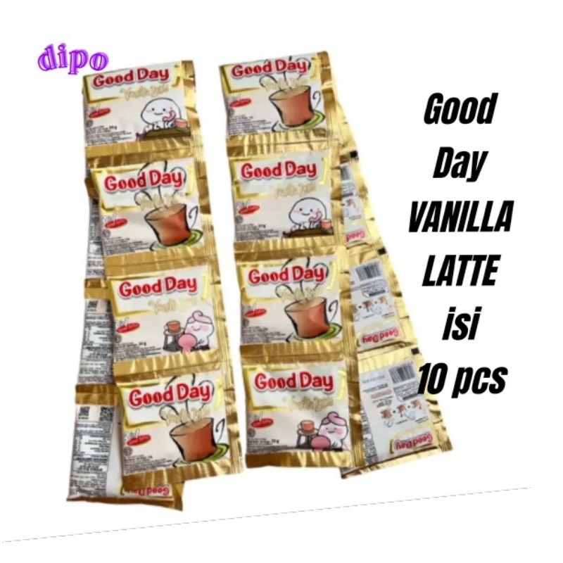

Good day VANILLA LATTE Renceng isi 10 sachet