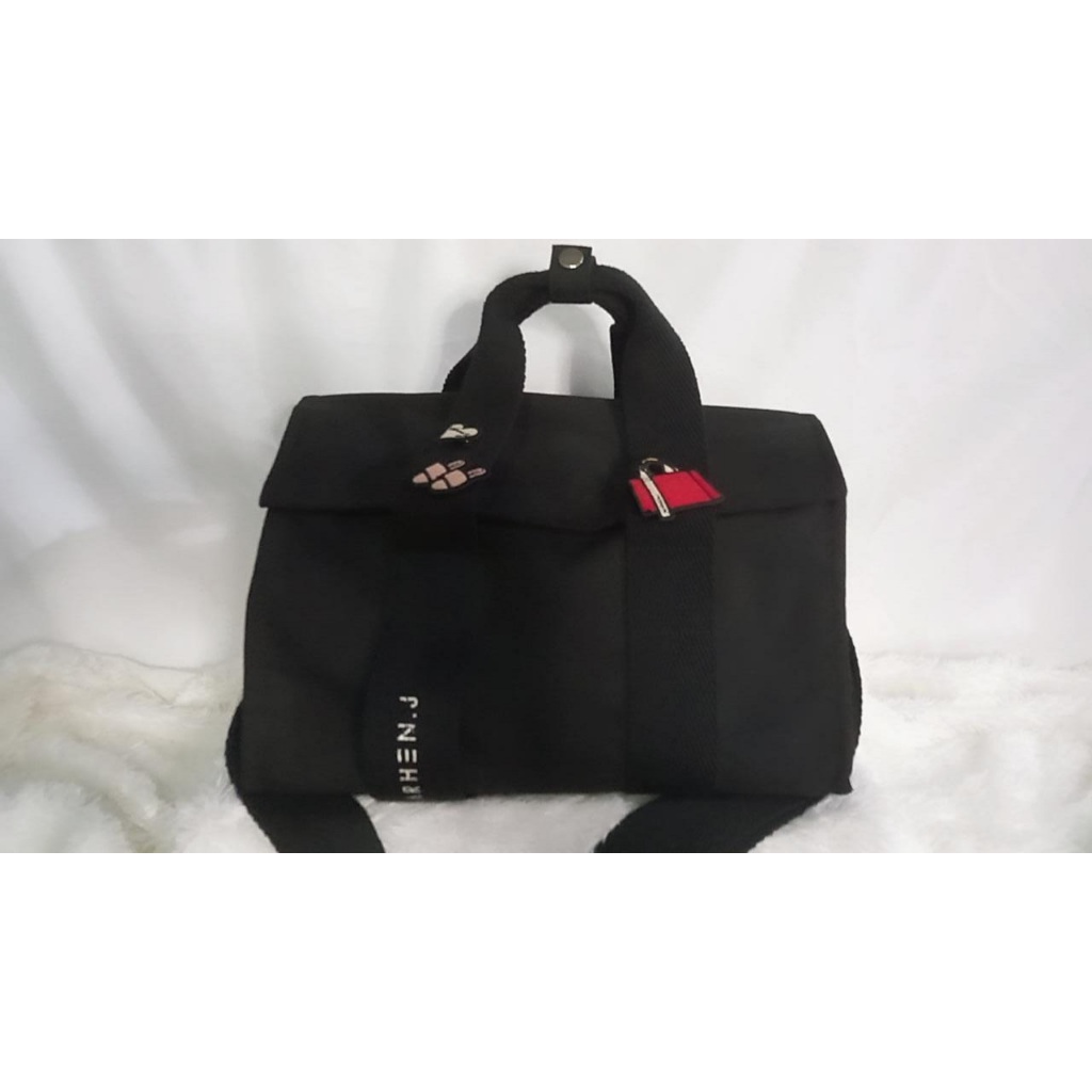 Marhen J Black Satchel (100% Ori) - Preloved