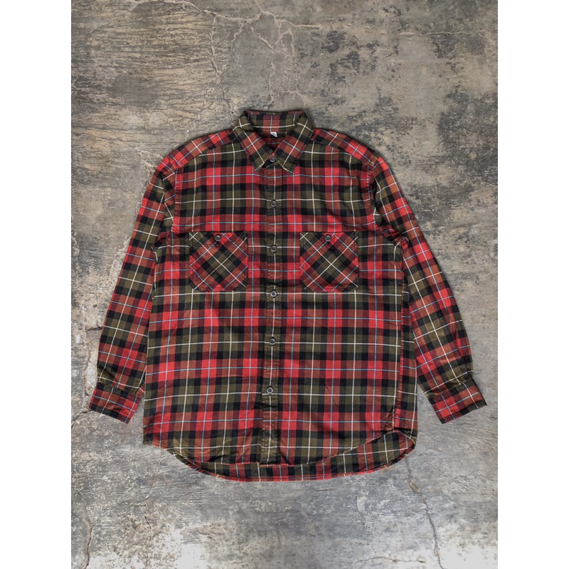 flannel uniqlo second bekas