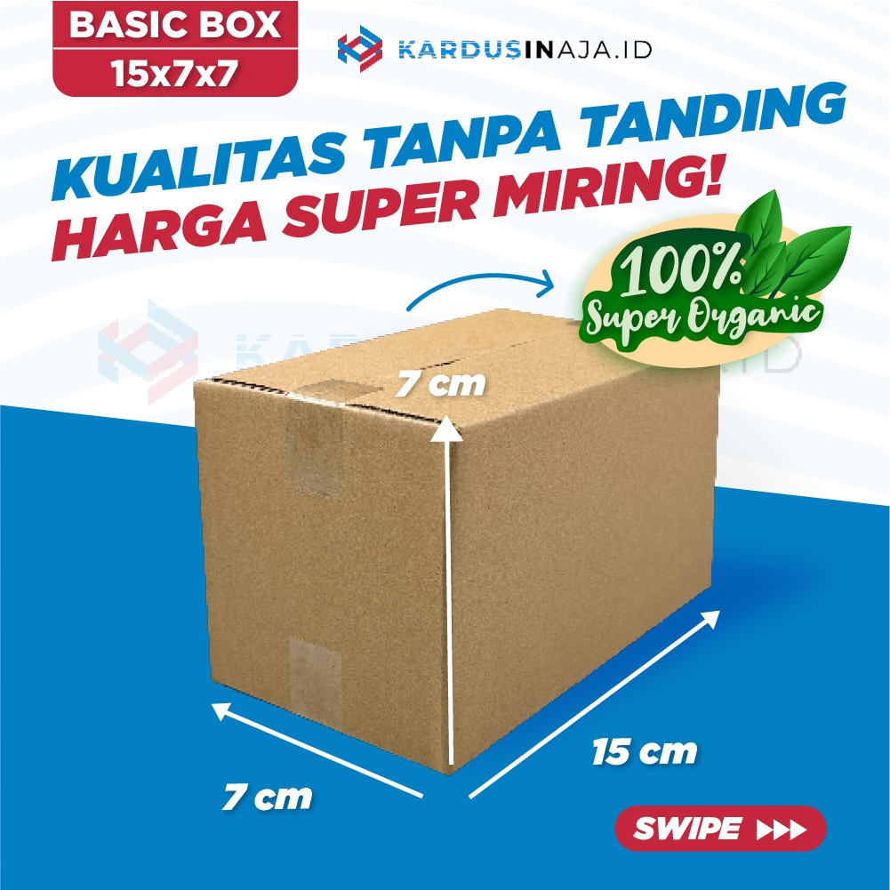 

[15X7X7 CM] KARDUS PACKING / KARDUS POLOS / BOX PACKING / BOX POLOS