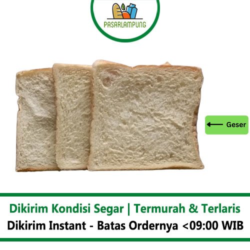 

Roti Tawar Fresh Perbungkus Pasar Lampung