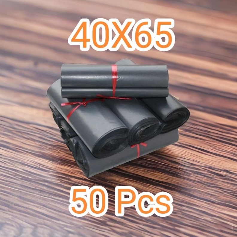 

1212 sale Polymailer JUMBO plastik packing 4x65 PAHE 5 lbr HITAM glossy premium look murah ready stock