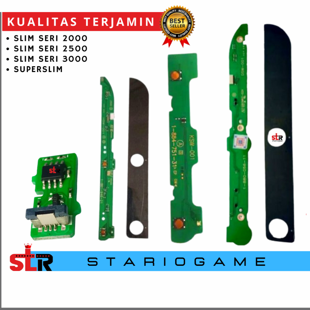 Tombol reset power ps3 slim seri 2000 2500 3000 super slim seri 4000