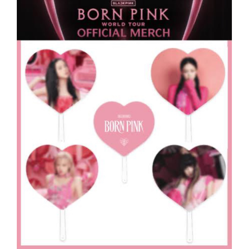 OFFICIAL BLACKPINK IMAGE PICKET BORN PINK KIPAS BLACKPINK OFFICIAL MERCHANDISE BLACKPINK